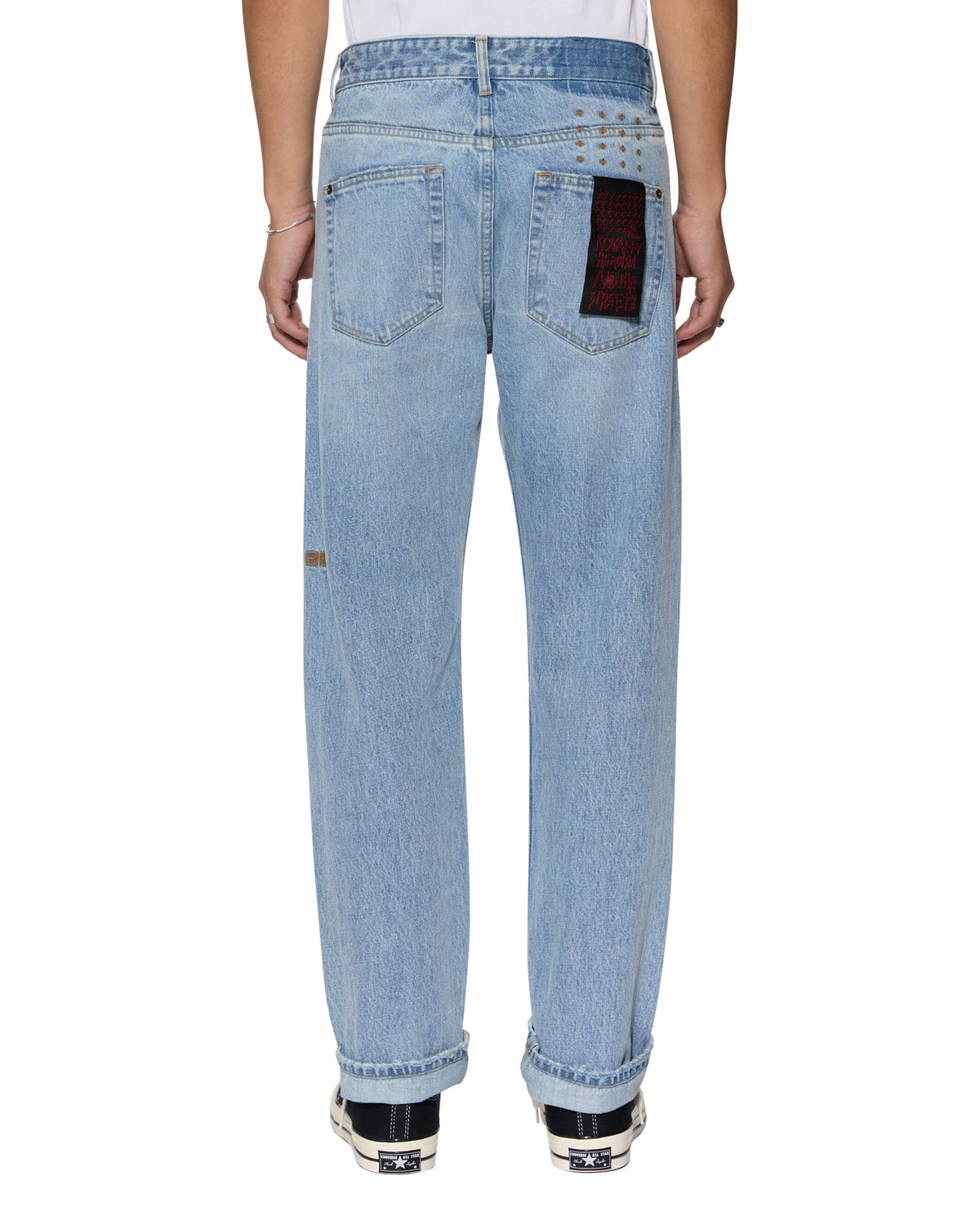 MENS HAZLOW SELVEDGE SYDNEY BLUE DENIM JEANS