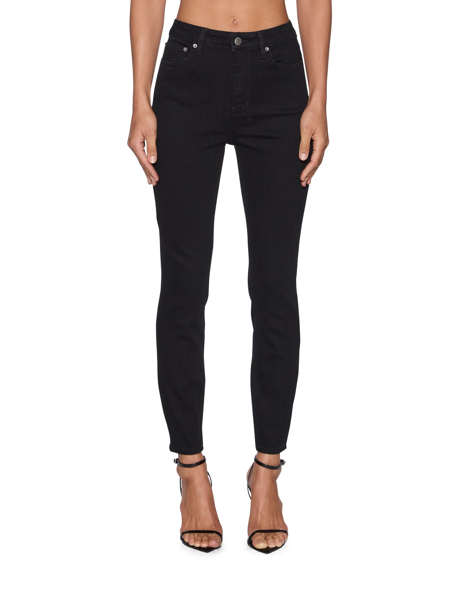 Ksubi Denim / Slim fit ブラック スリムフィット Mens Van Winkle Ace Black Slice Skinny Denim Jeans | Ksubi ++