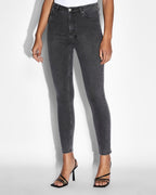 Womens Hi N Wasted Daze Skinny Denim Jeans - Grey