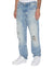 MENS  HAZLOW NU HERITAGE TRASHED STRAIGHT DENIM JEANS