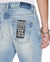 MENS  HAZLOW NU HERITAGE TRASHED STRAIGHT DENIM JEANS