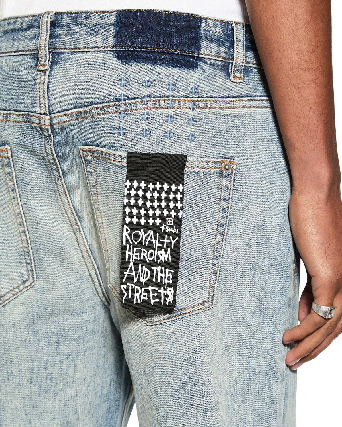 MENS HAZLOW STAIRWAY DENIM JEANS