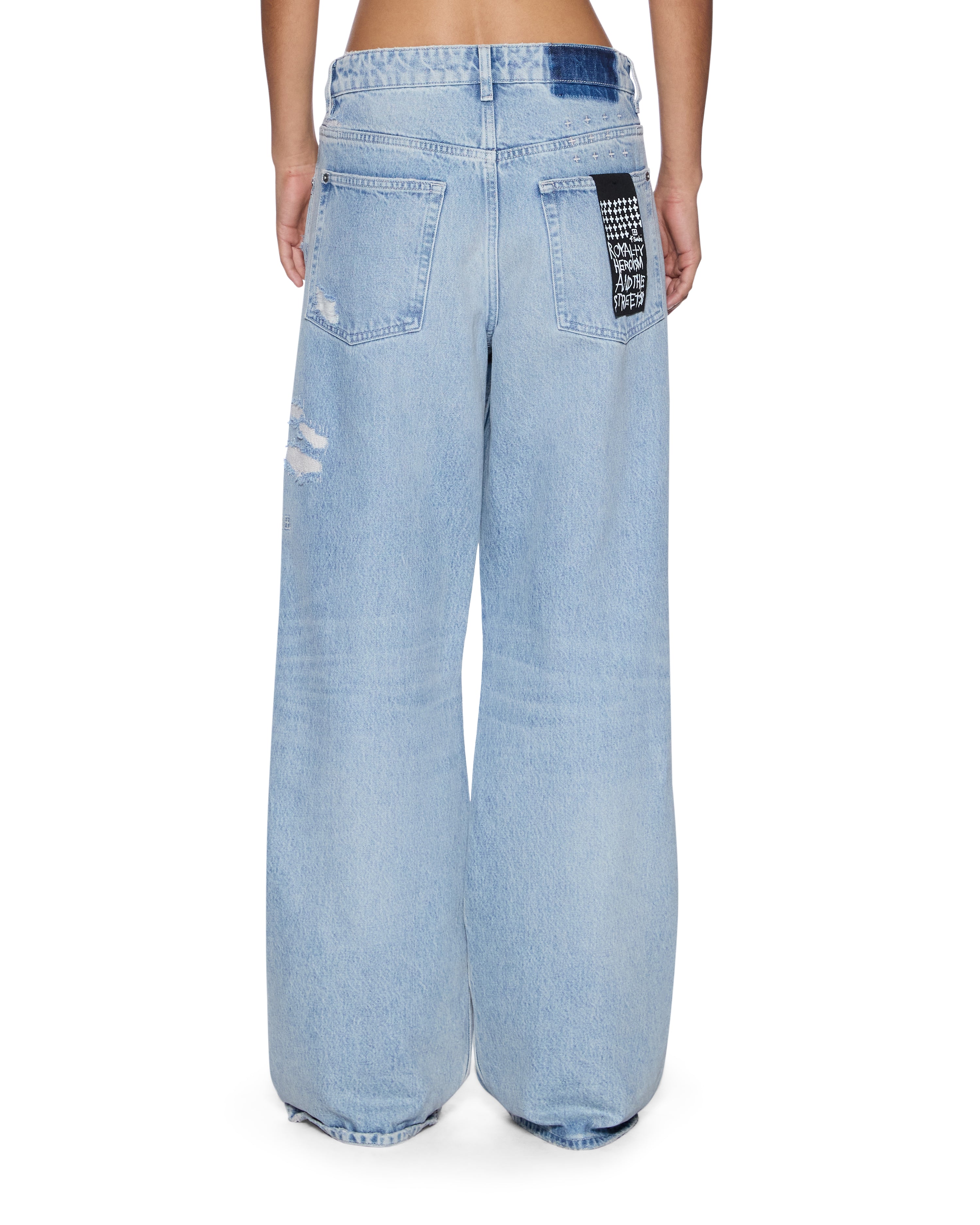 【gir】Venica Super highwaist slit deni Womens Ksuper Jean Venice Oversized Denim Jeans | Ksubi ++