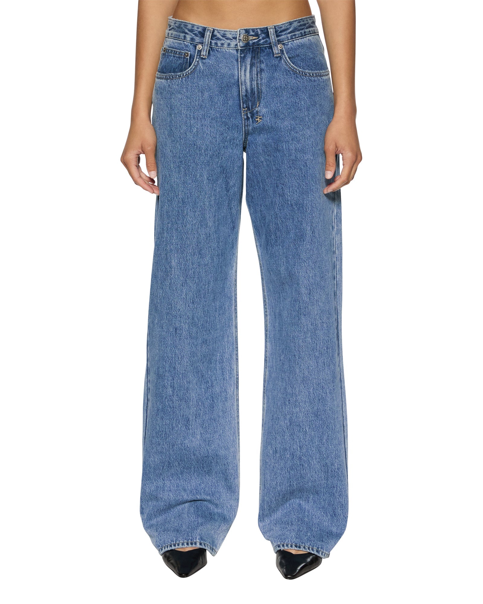 Low Rider Low Rise Jeans Heritage - Blue Denim | Ksubi ++