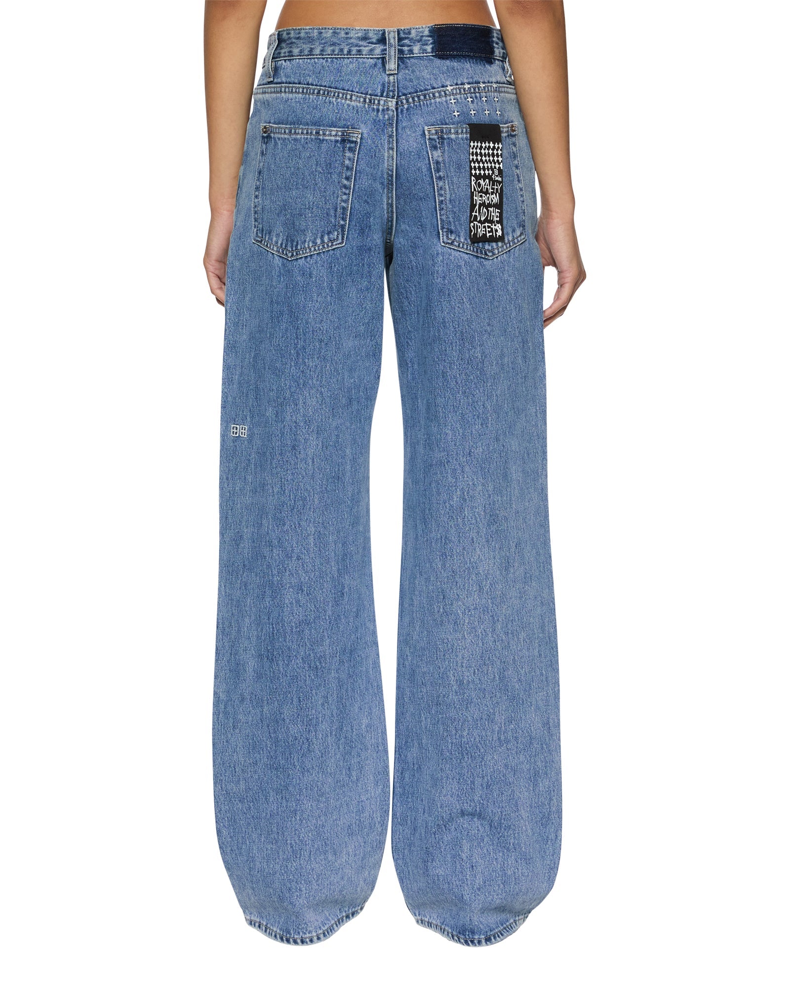 WOMENS  LOW RIDER HERITAGE BAGGY DENIM JEANS