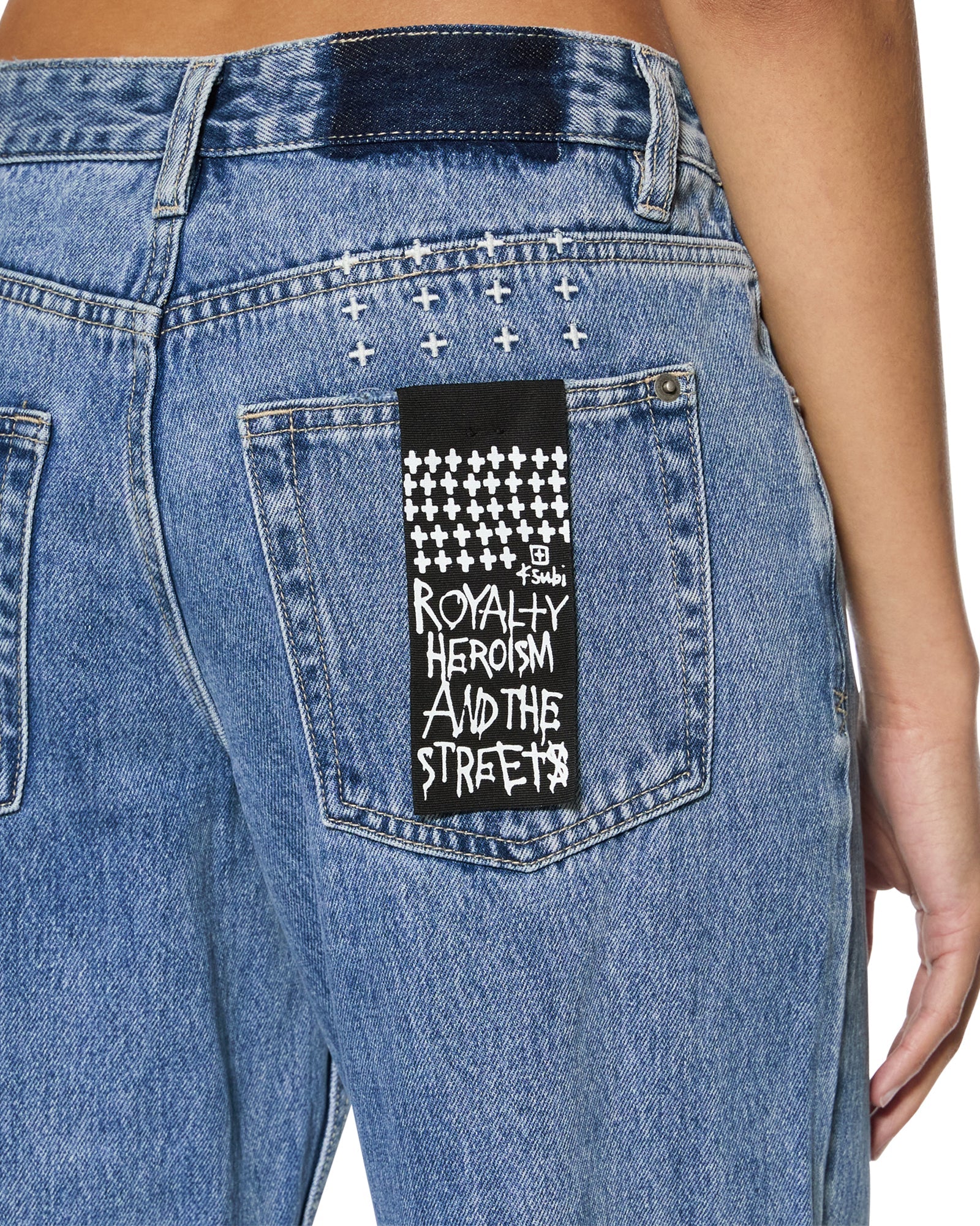 WOMENS  LOW RIDER HERITAGE BAGGY DENIM JEANS