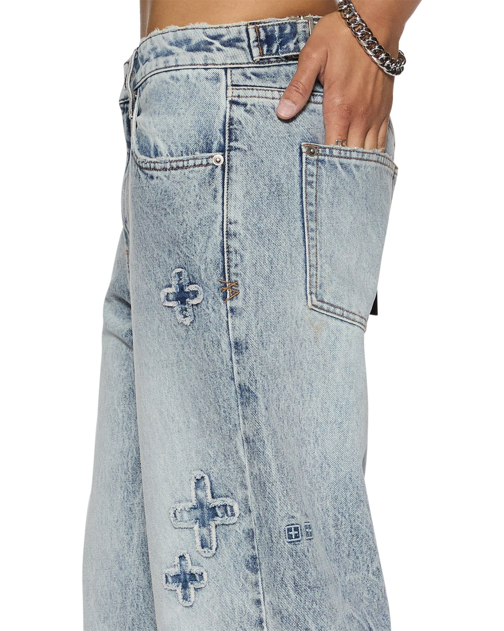 WOMENS LOW RIDER KLASSIC KRAFTWERK DENIM JEANS