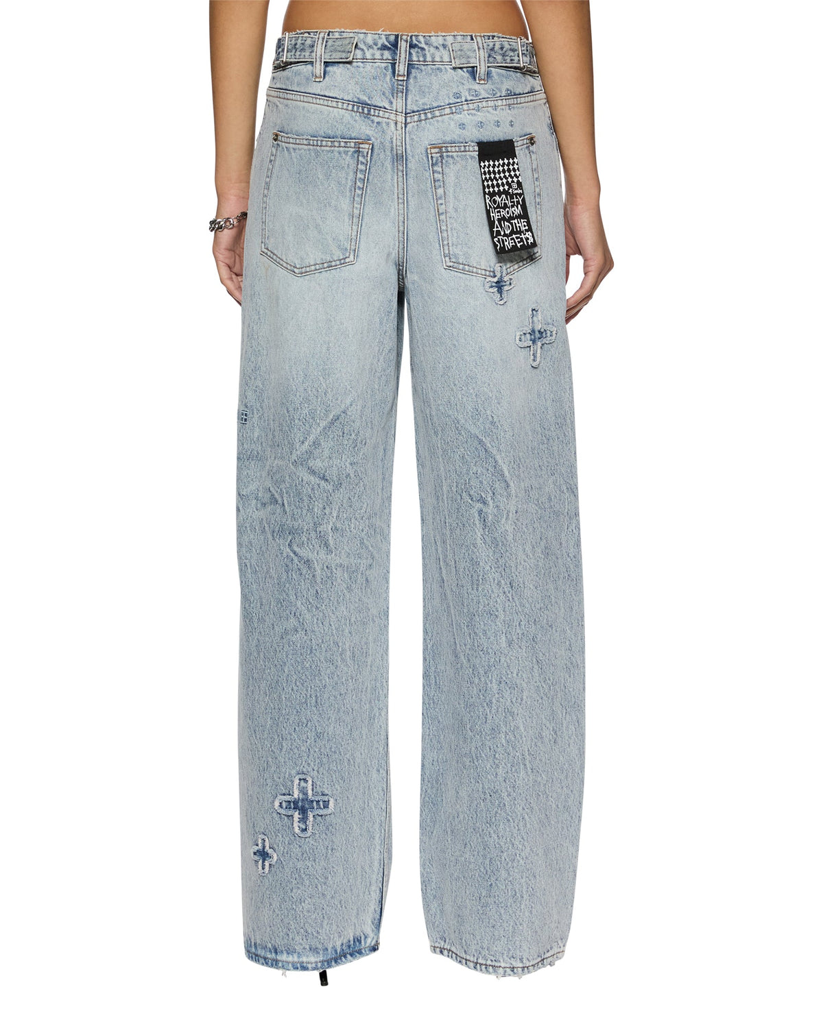 WOMENS LOW RIDER KLASSIC KRAFTWERK DENIM JEANS