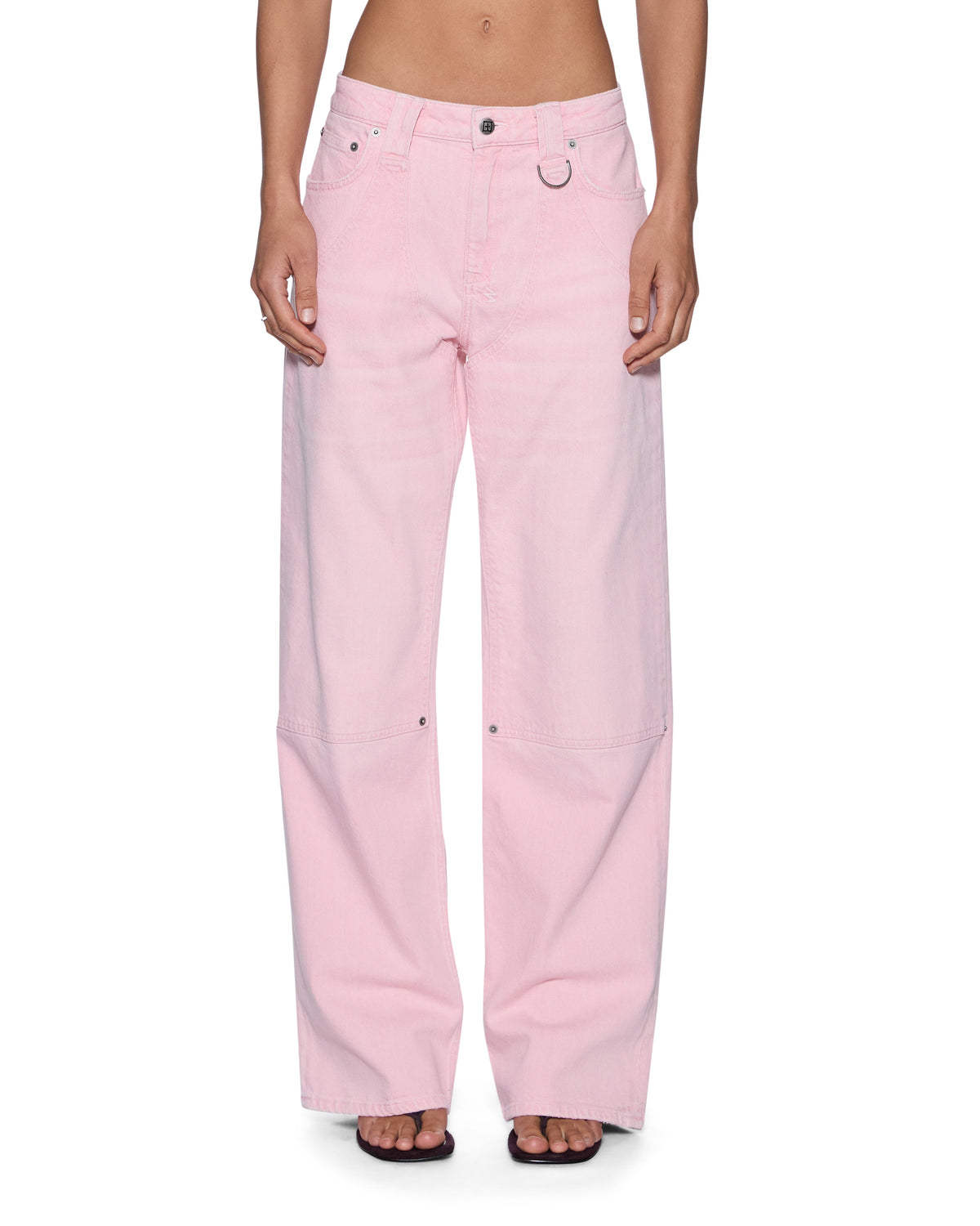 WOMENS LOW RIDER JEAN CARPENTER QUARTZ DUST DENIM JEANS