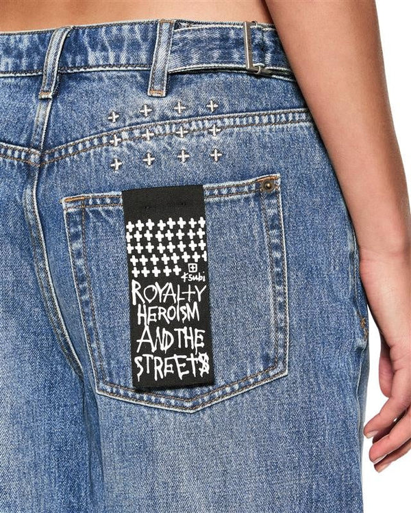 Womens Low Rider Heritage Baggy Denim Jeans | Ksubi