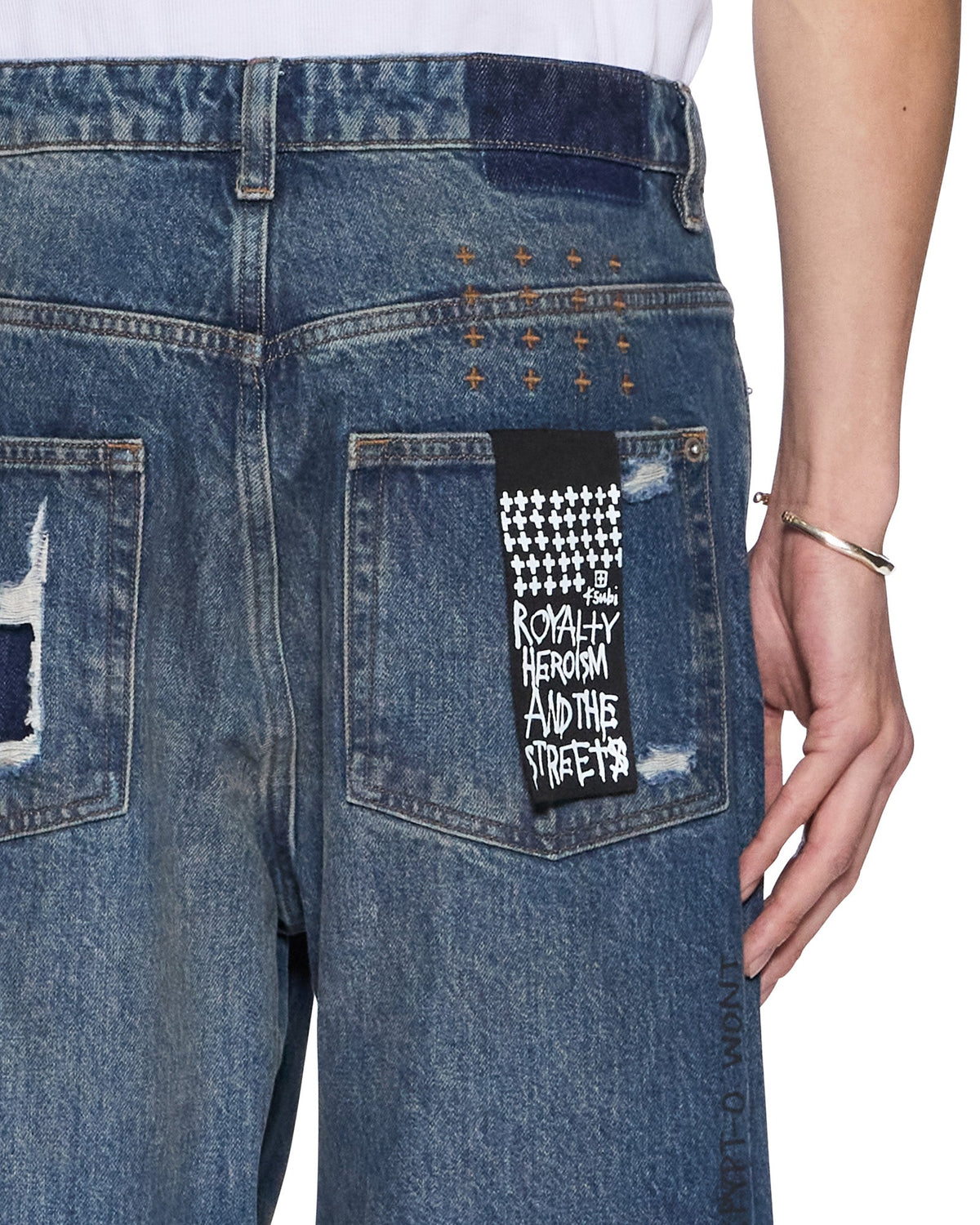 Mens Maxx Billy Blue Skool Relaxed Denim Jeans - Denim
