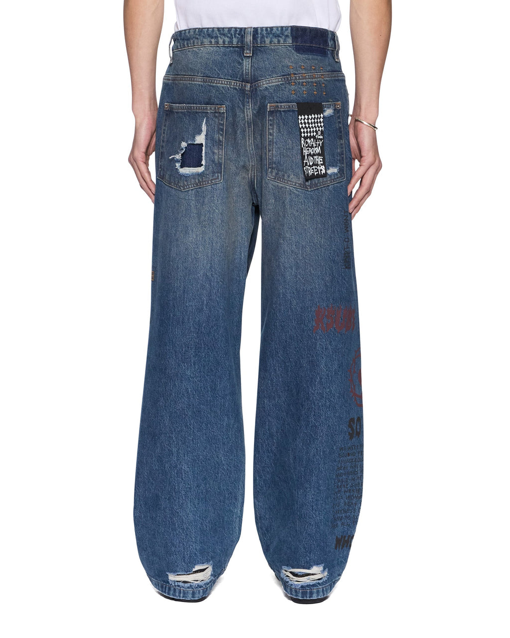 Mens Maxx Billy Blue Skool Relaxed Denim Jeans - Denim