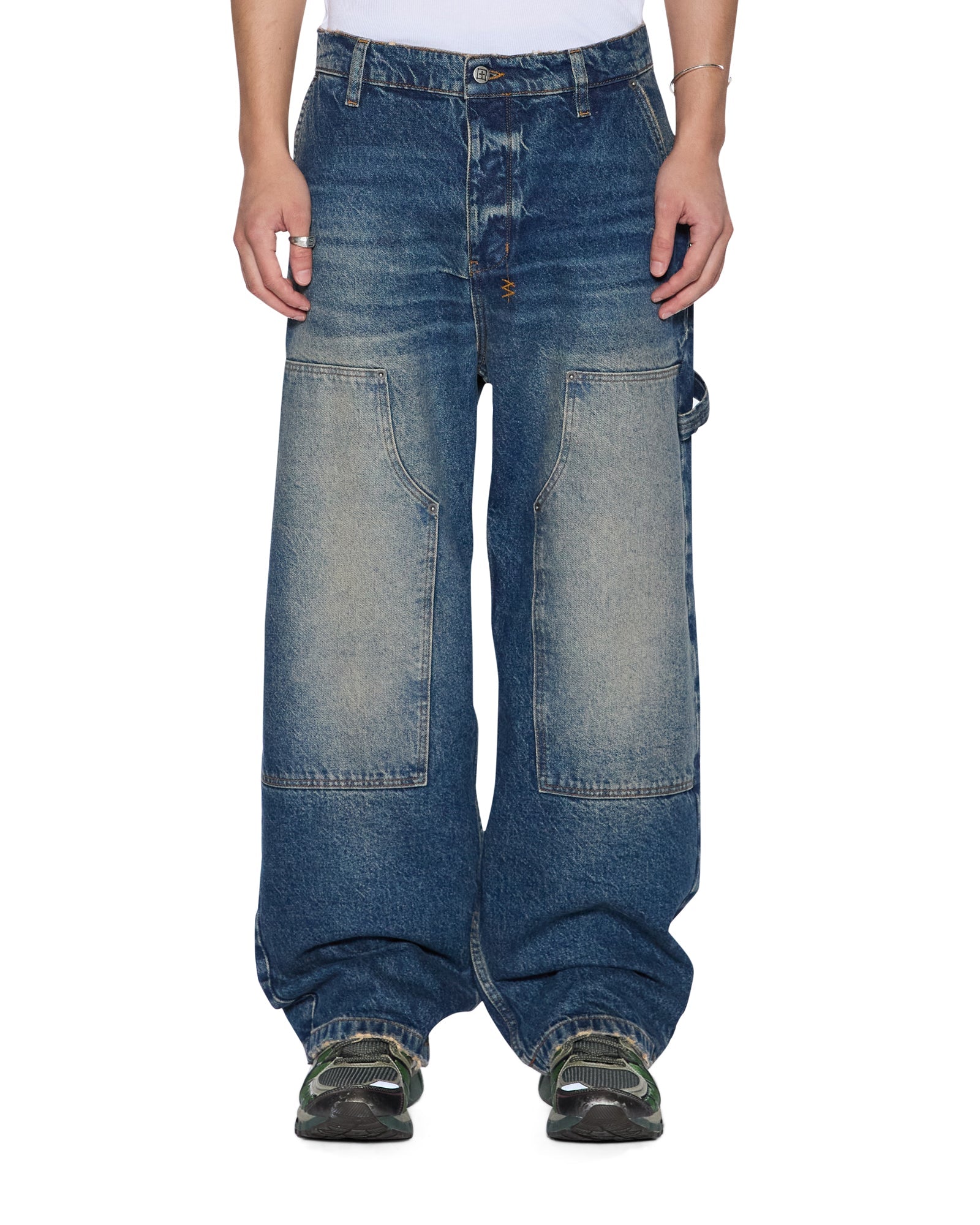 MENS MAXX OPERATOR PANT RODEO BAGGY DENIM JEANS