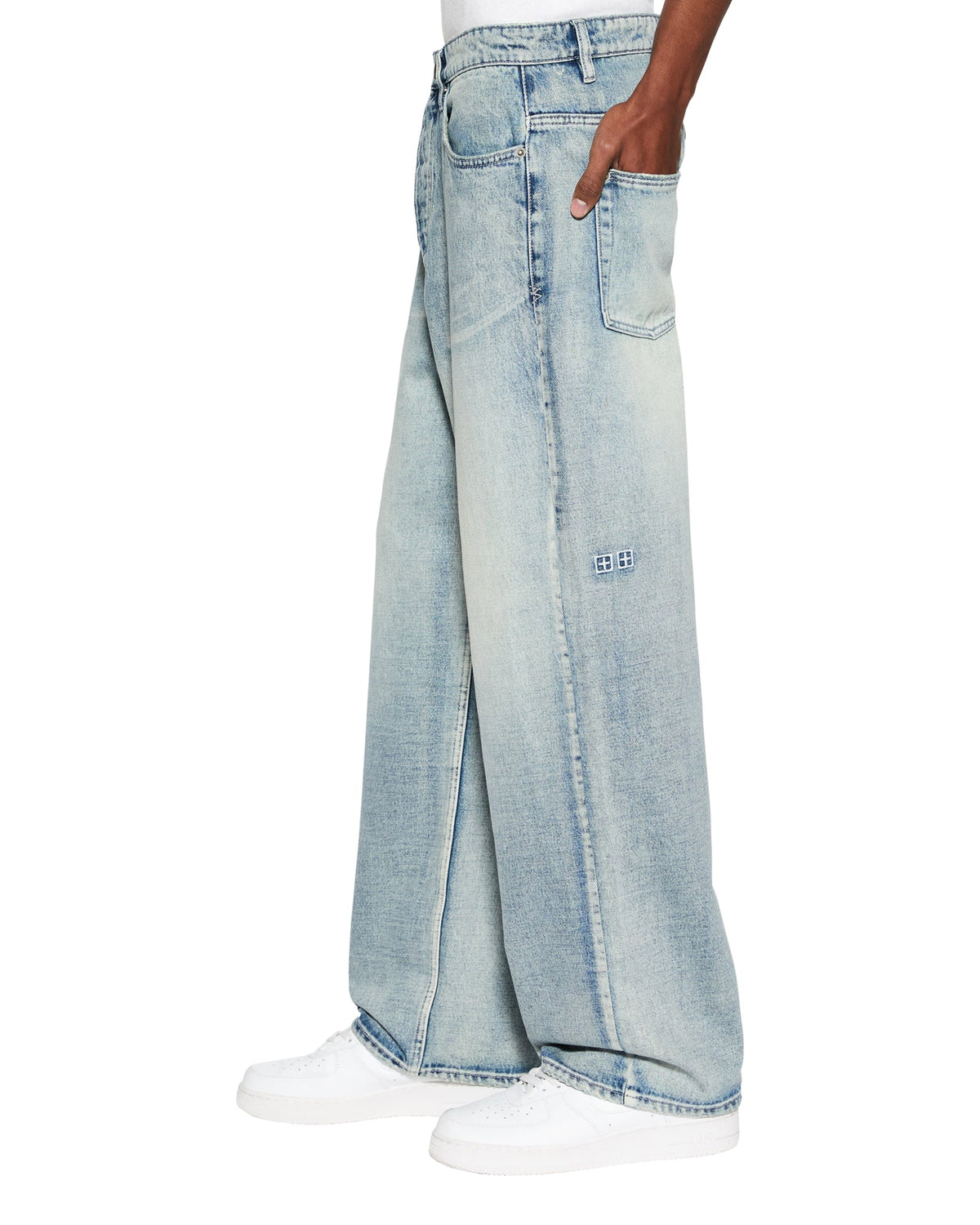 MENS MAXX PUNK BLUE DENIM JEANS