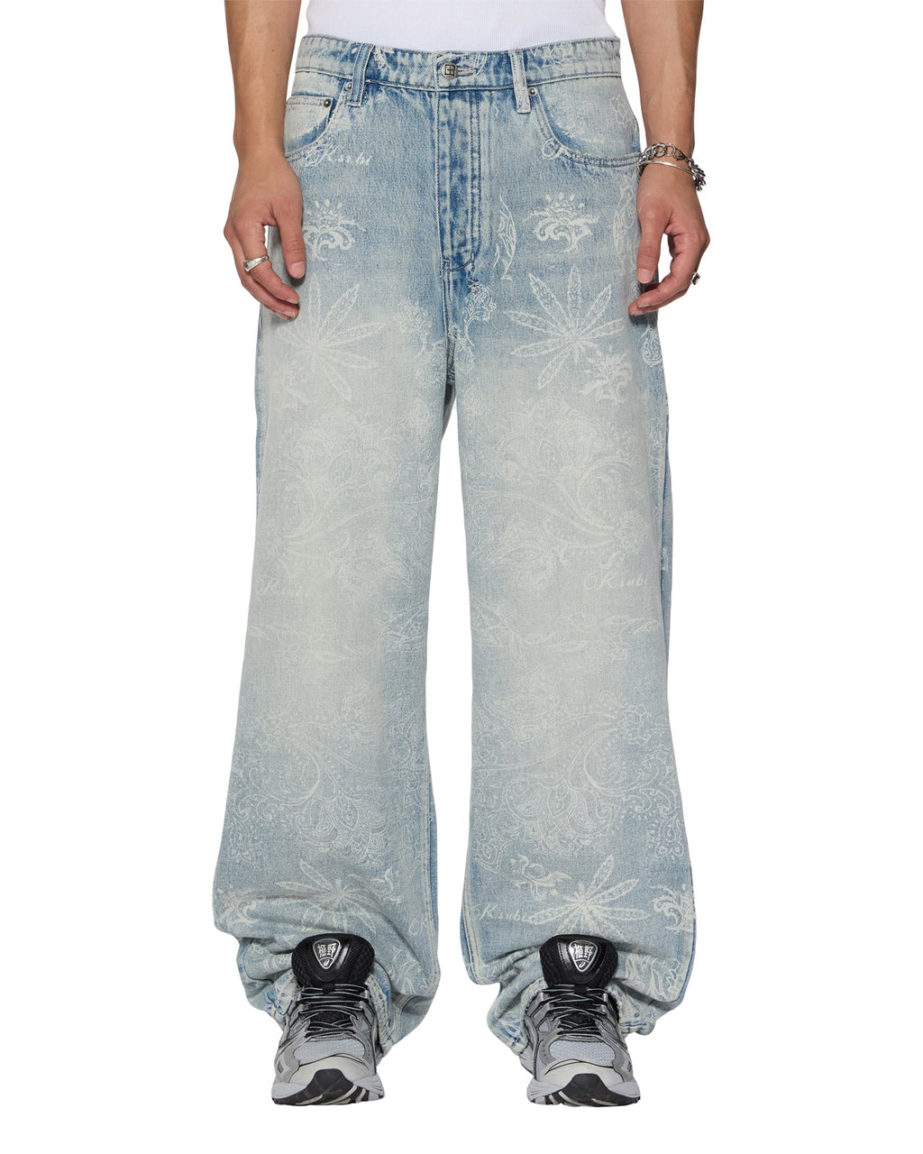 Mens Maxx Punk Eternity Baggy Denim Jeans - Denim