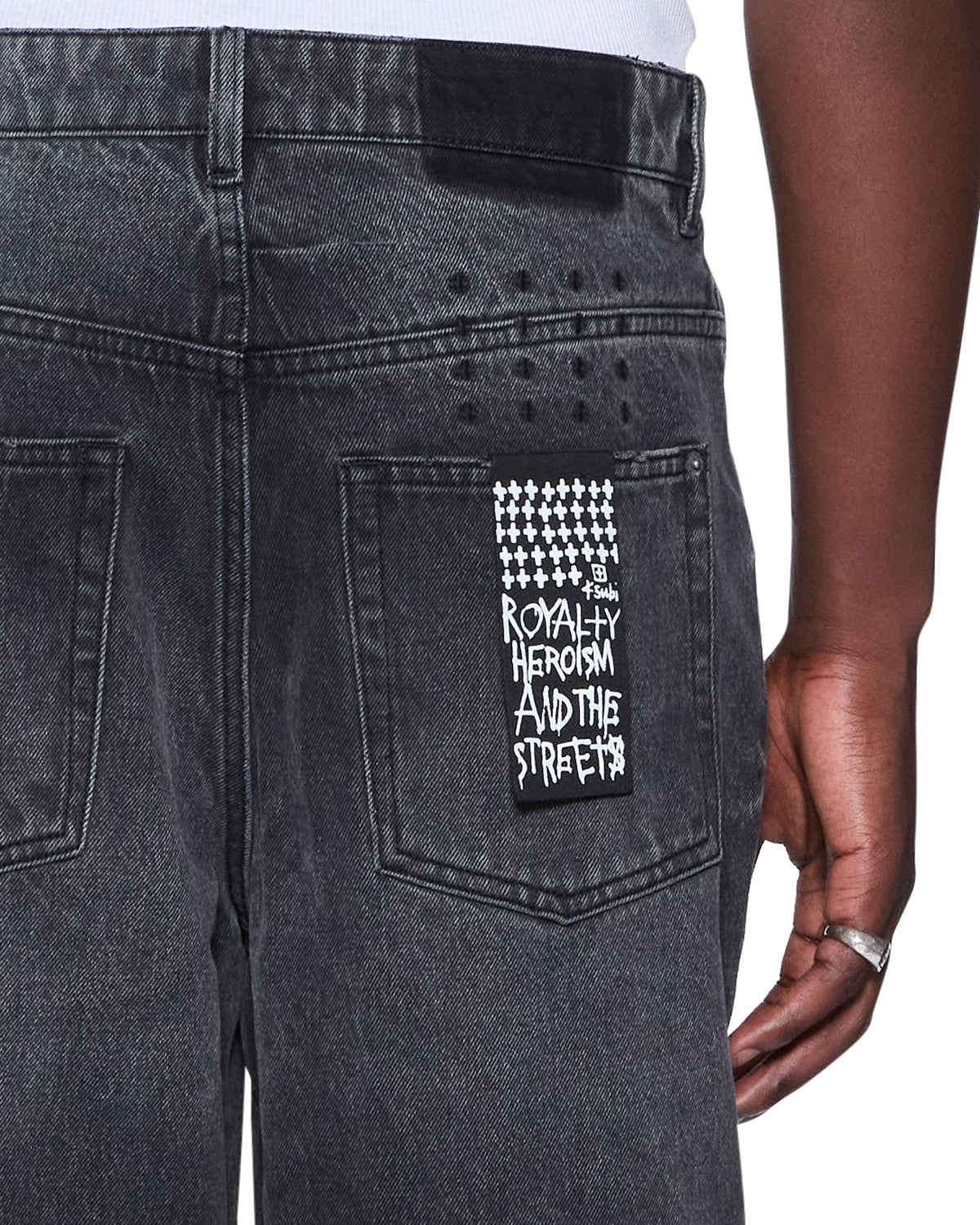 MENS MAXX VILLIAN GREY DENIM JEANS
