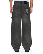 MENS MAXX OPERATOR MEKANIK GREY DENIM JEANS