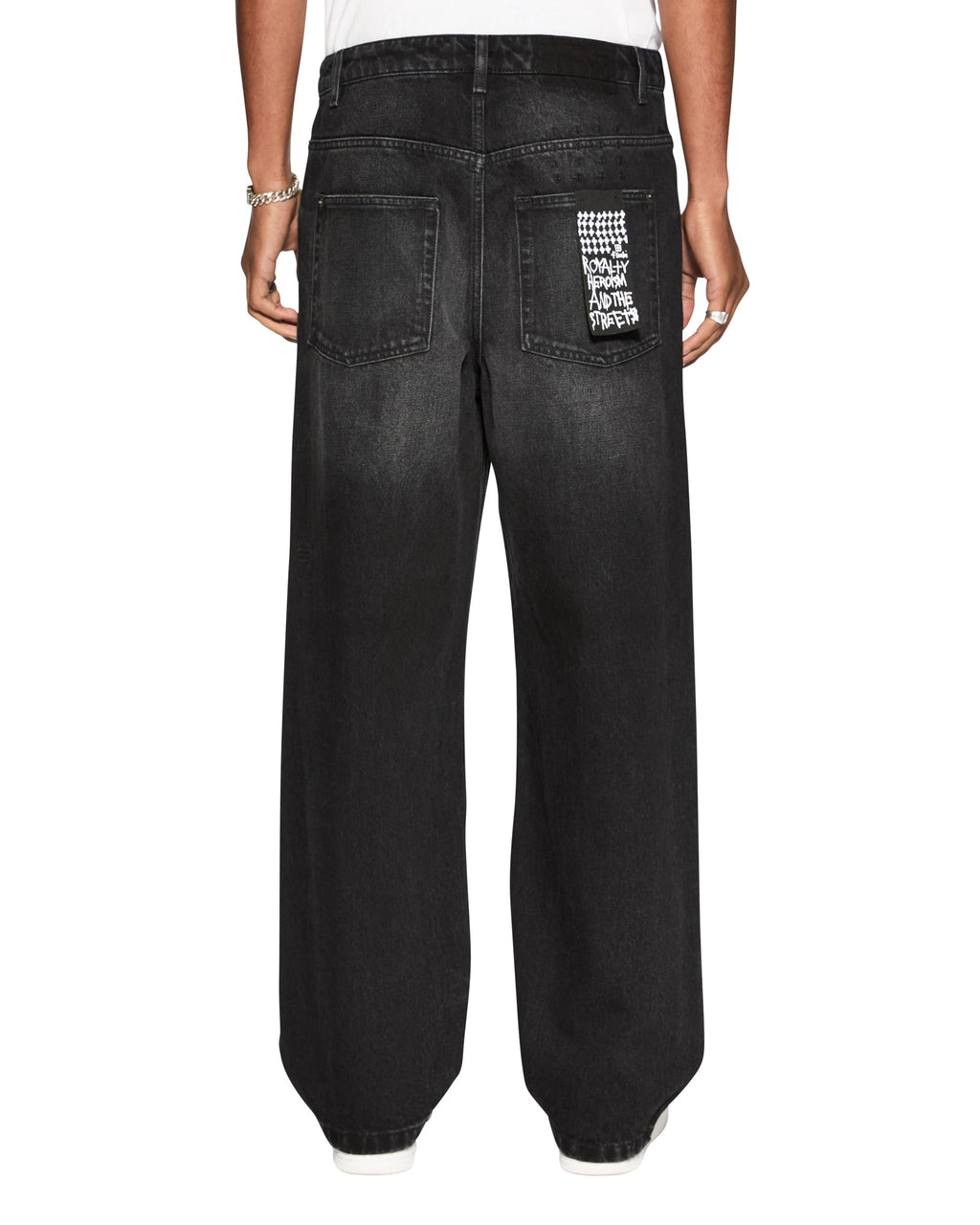 MENS MAXX SABBATH BLACK DENIM JEANS