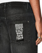 MENS MAXX SABBATH BLACK DENIM JEANS