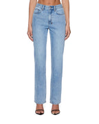 WOMENS PINUP STRAIGHT JEAN BONDI BLUE DENIM JEANS