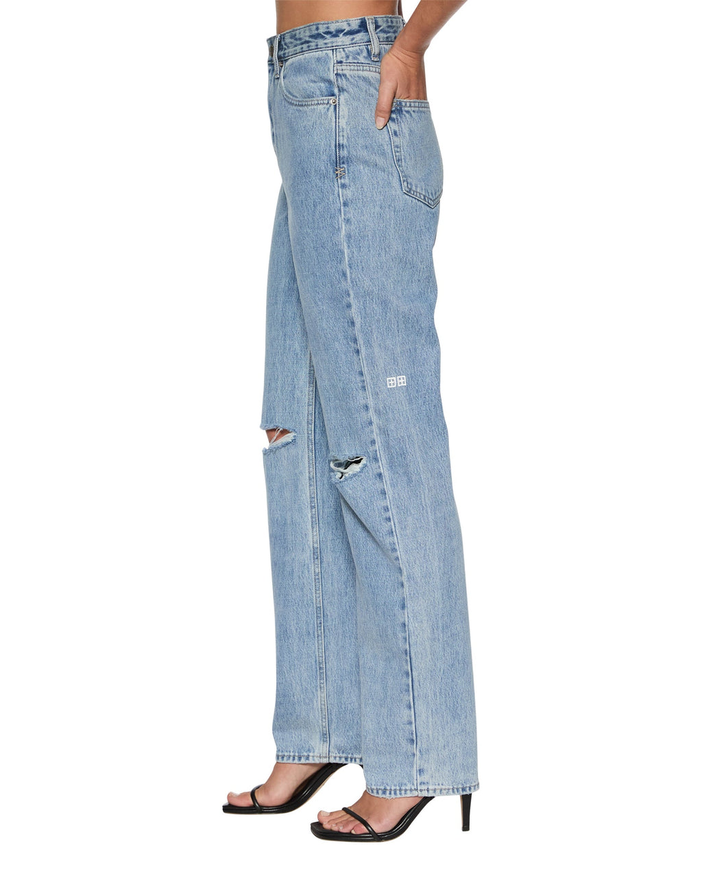 WOMENS PLAYBACK AUTHENTIK TRASHED DENIM JEANS