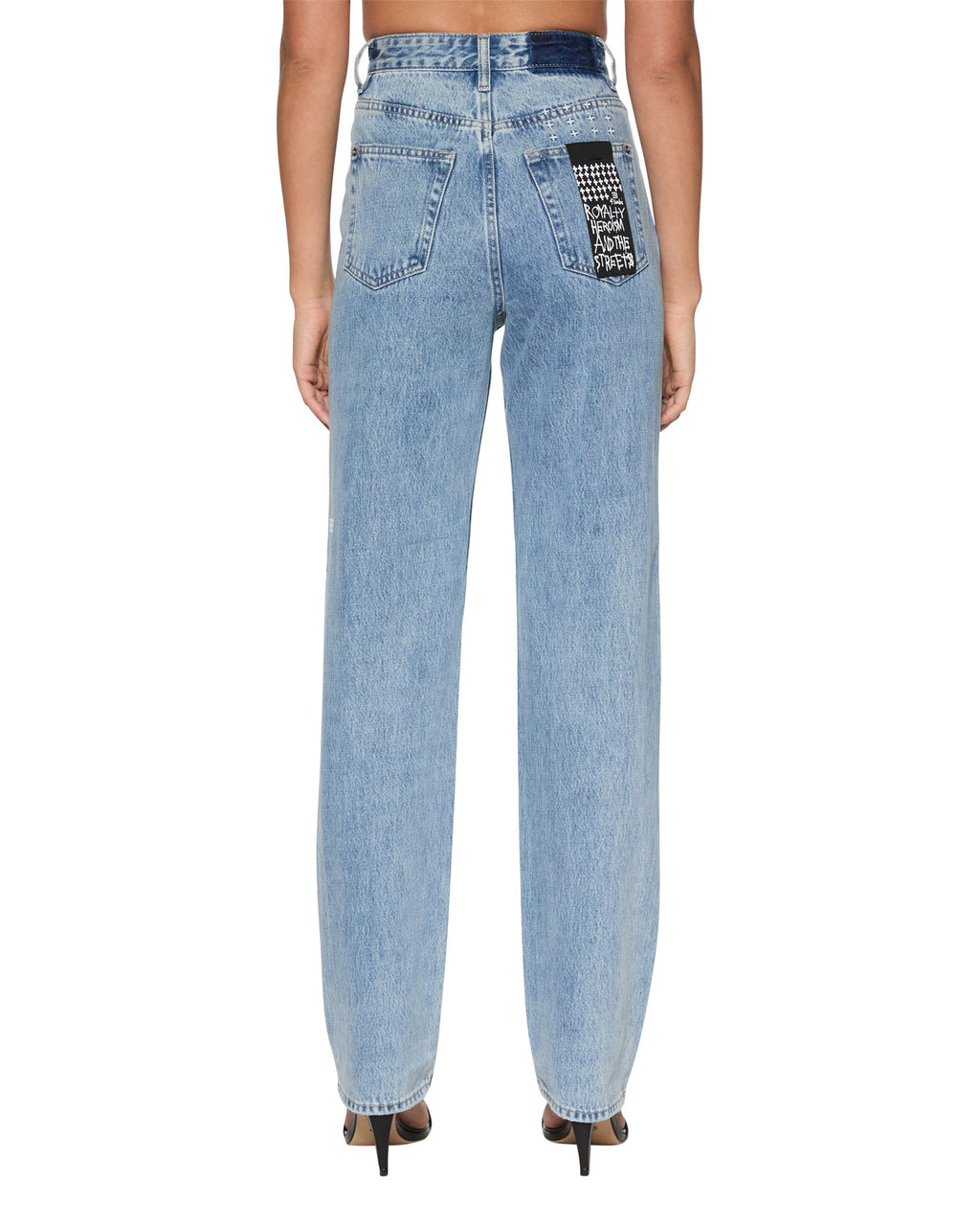 WOMENS PLAYBACK AUTHENTIK TRASHED DENIM JEANS