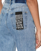 WOMENS PLAYBACK AUTHENTIK TRASHED DENIM JEANS