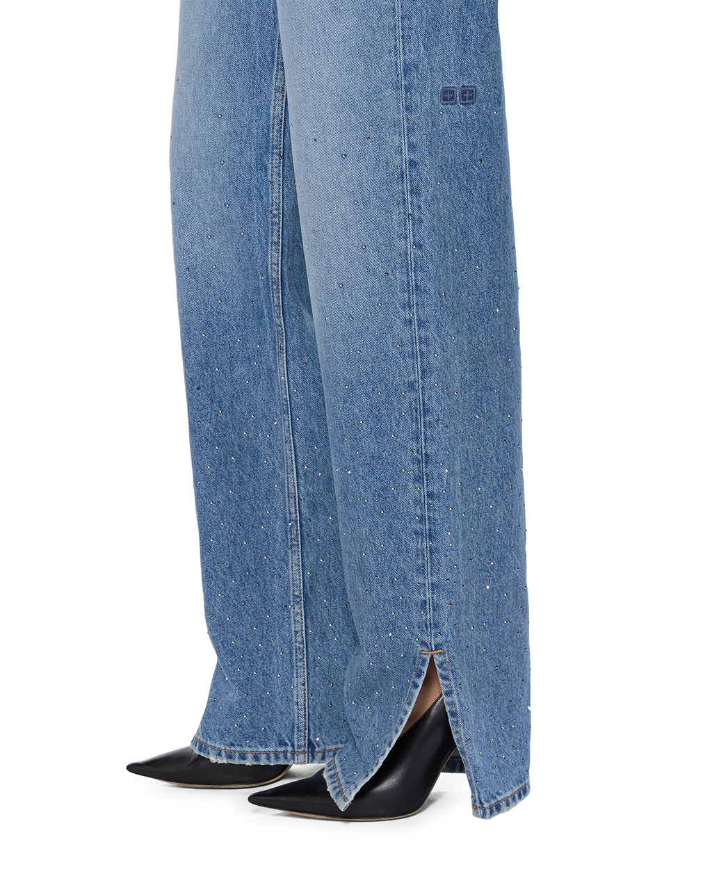 Womens Playback Krystal Komet Straight Denim Jeans - Denim