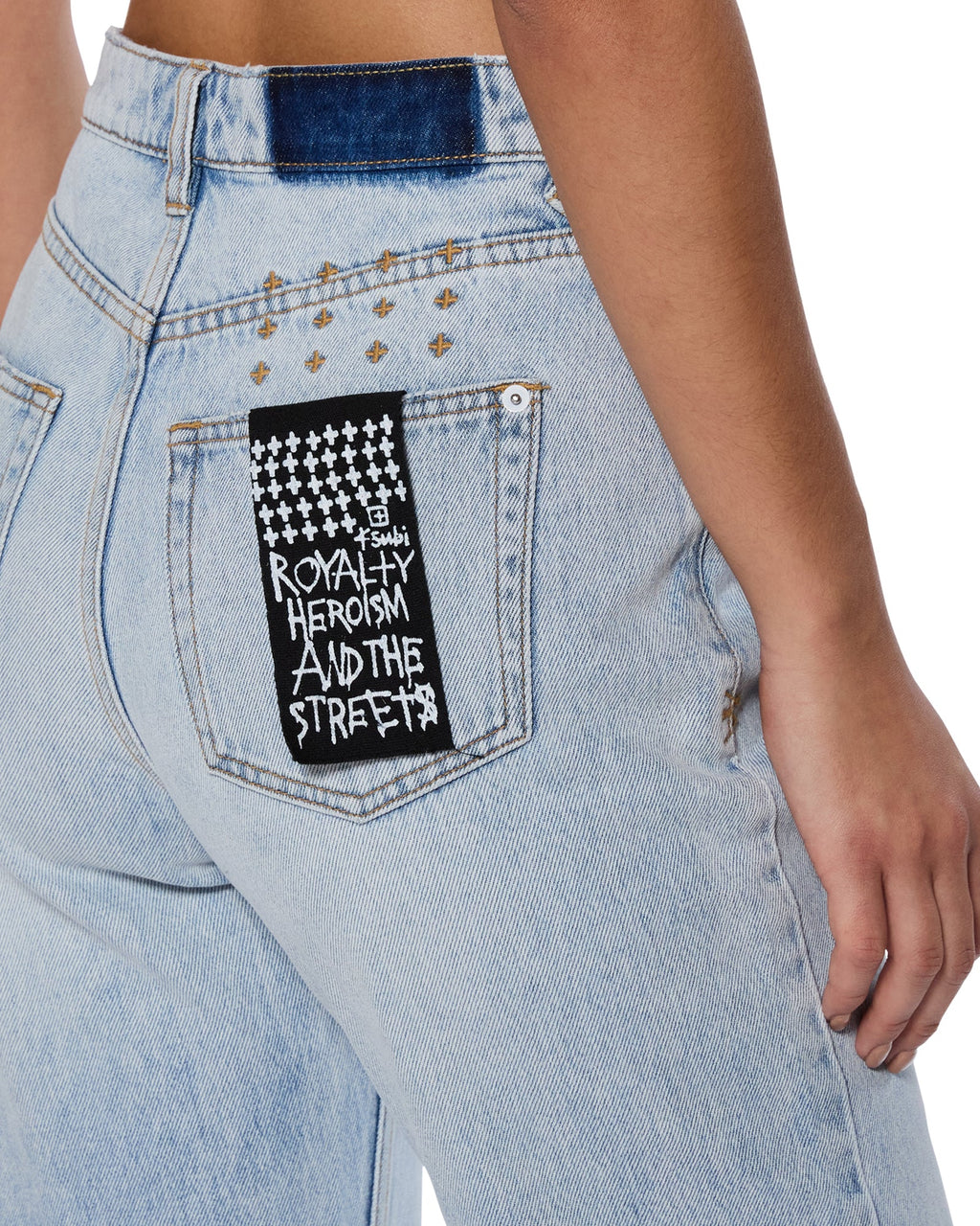 Womens Playback Statik Straight Denim Jeans - Denim