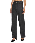 WOMENS RELAX JEAN NOIR DENIM JEANS