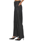 WOMENS RELAX JEAN NOIR DENIM JEANS