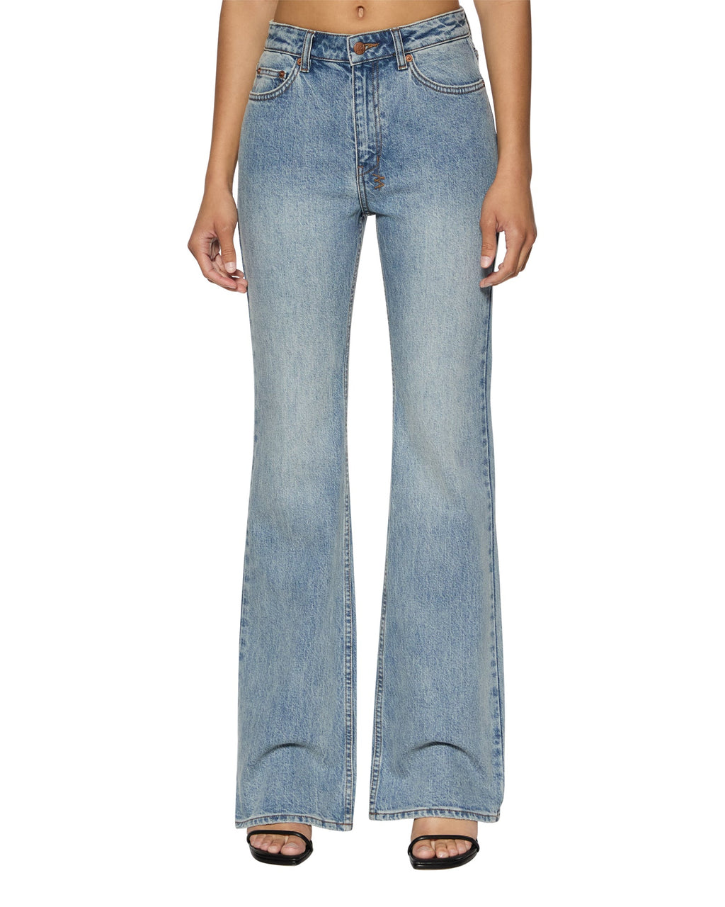 Womens Soho Lifetime Flare Denim Jeans - Denim