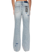 Womens Soho Slouch Klassic Kraftwerk Flare Denim Jeans - Denim