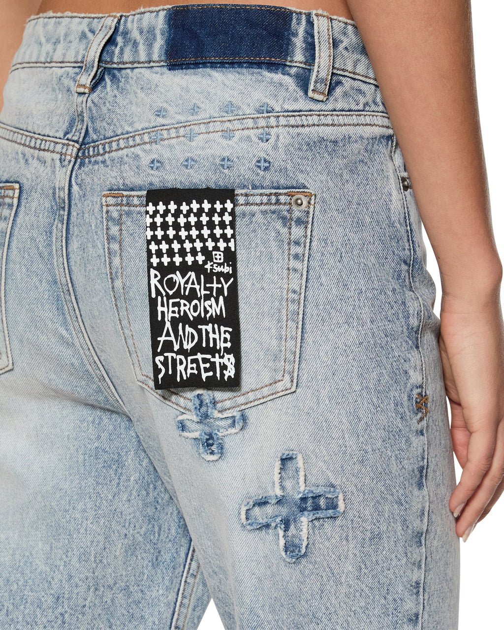 Womens Soho Slouch Klassic Kraftwerk Flare Denim Jeans - Denim