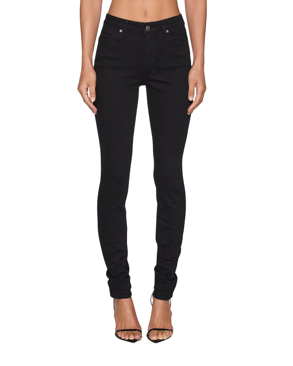 WOMENS SPRAY ON XTRA NIGHTFALL DENIM JEANS