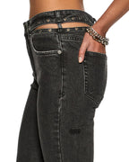 WOMENS SOHO PIERCED SHADOW DENIM JEANS