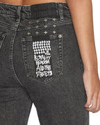 WOMENS STRAIGHT UP LOVESTRUCK DENIM JEANS
