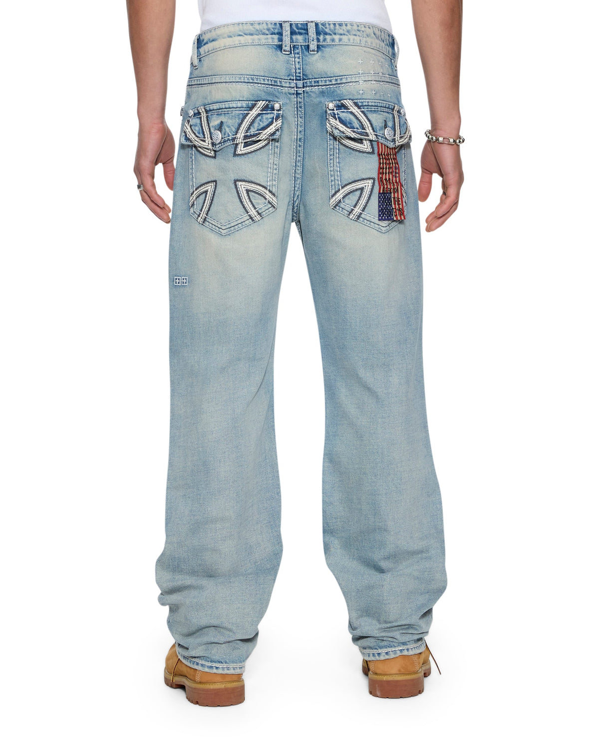 MENS KSUBI X ALICE HOLLYWOOD TORO PUNK DENIM JEANS