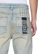 MENS TORO SEATTLE BLUE REPAIR DENIM JEANS
