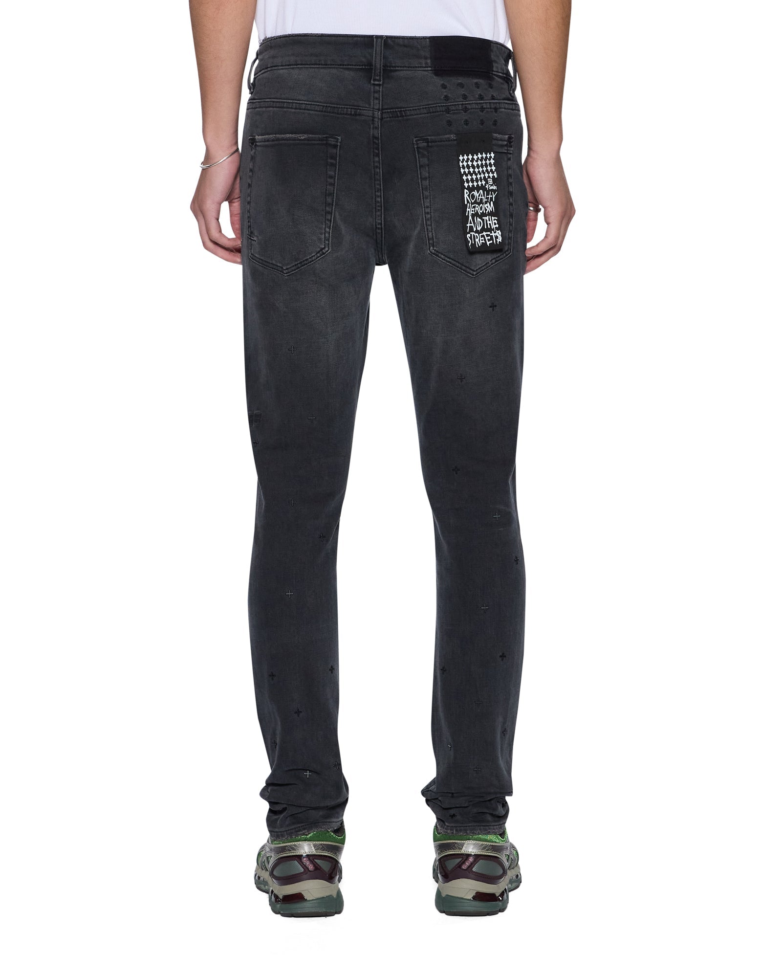 MENS  VAN WINKLE 3RD DEGREE BLACK 99 SKINNY DENIM JEANS