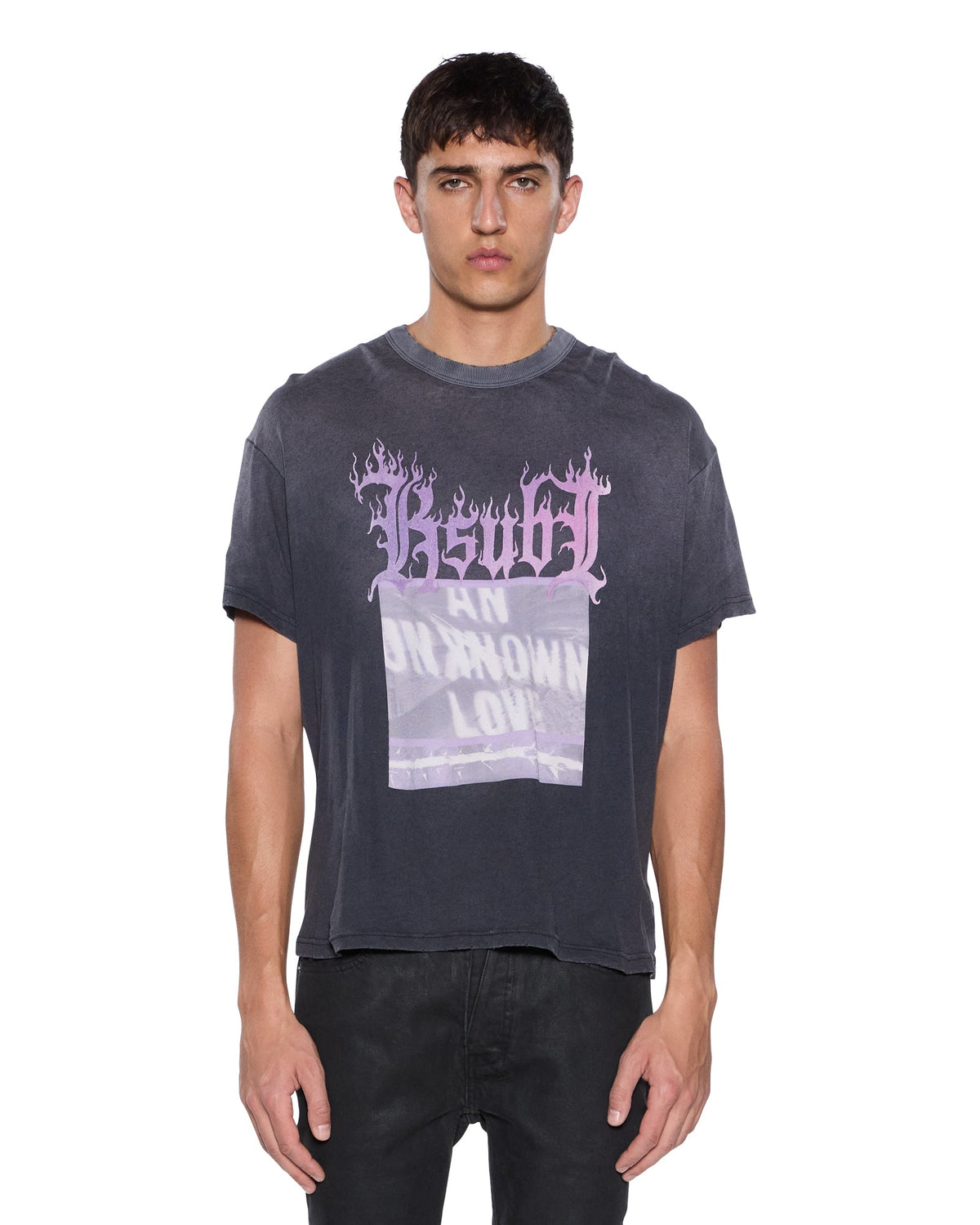 MENS ALTER SID SS TEE BLEACH BLACK TEES