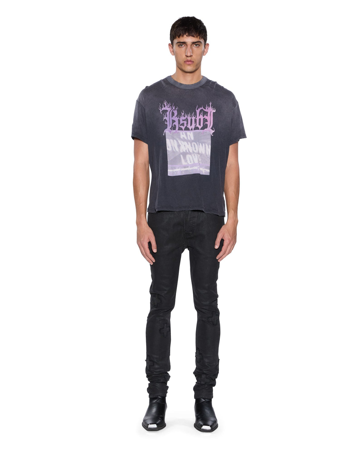 MENS ALTER SID SS TEE BLEACH BLACK TEES