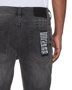 Mens Van Winkle Graphite Racer Skinny Denim Jeans - Grey
