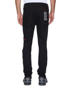 MENS VAN WINKLE LAID BLACK STING DENIM JEANS