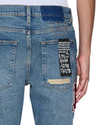 MENS VAN WINKLE RODEO PATCHED DENIM JEANS