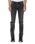 MENS VAN WINKLE TORQUED CHAMBER BLACK DENIM JEANS