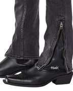 MENS VAN WINKLE TORQUED CHAMBER BLACK DENIM JEANS