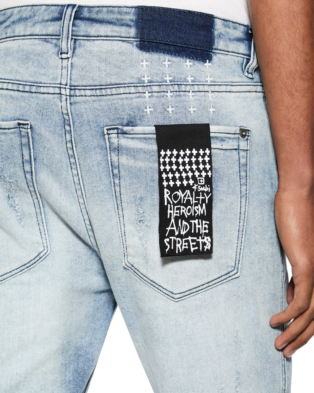 MENS VAN WINKLE TRASHED DREAMS DENIM JEANS
