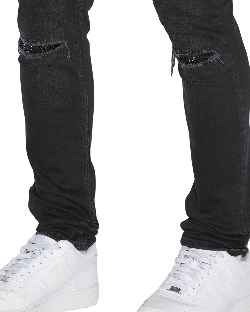 MENS VAN WINKLE APEX KRYSTAL REPAIR DENIM JEANS