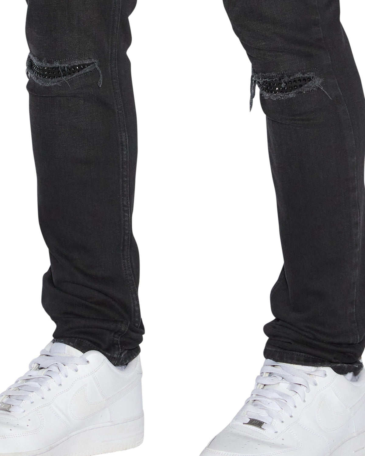 MENS VAN WINKLE APEX KRYSTAL REPAIR DENIM JEANS